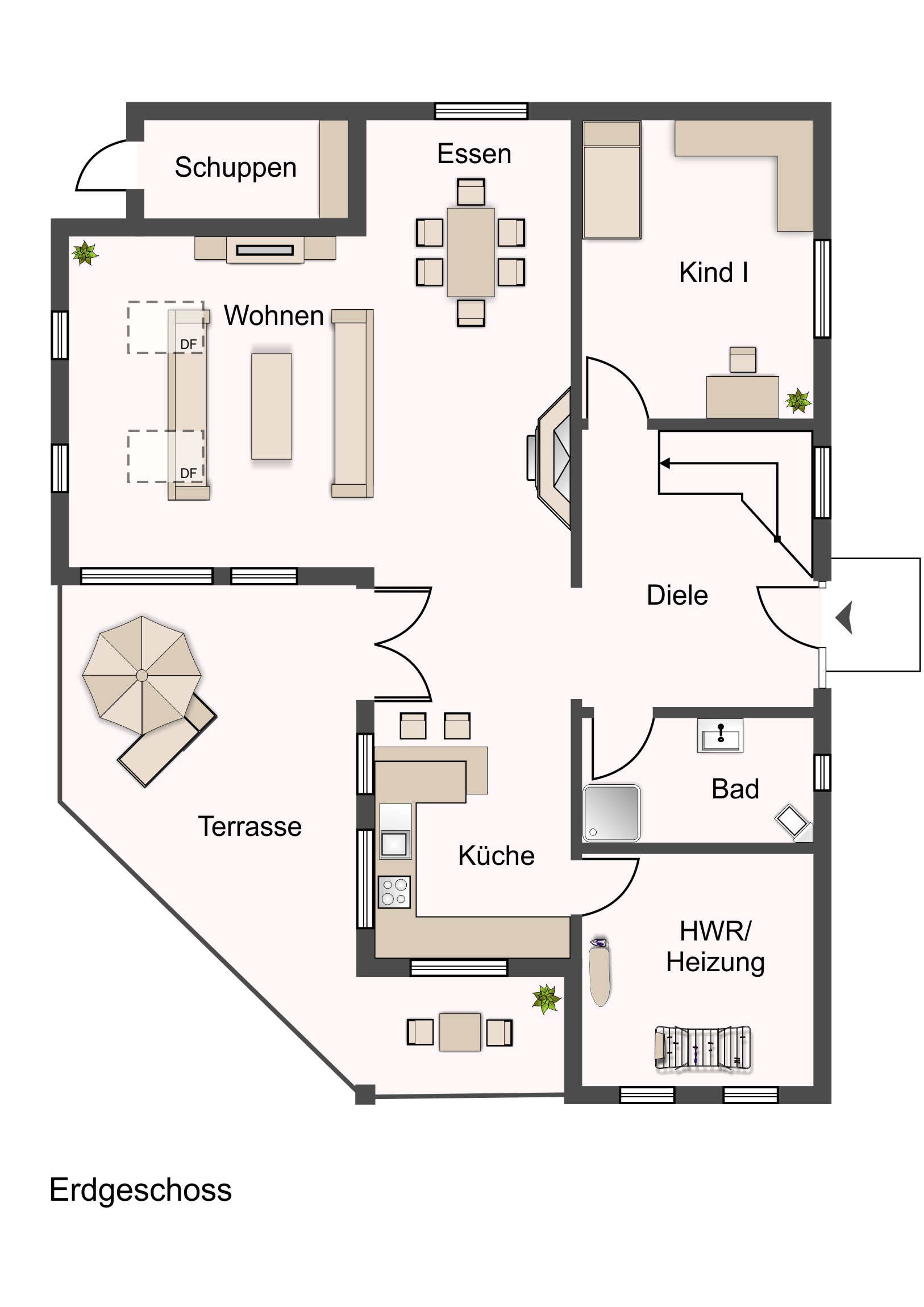 Grundriss Erdgeschoss